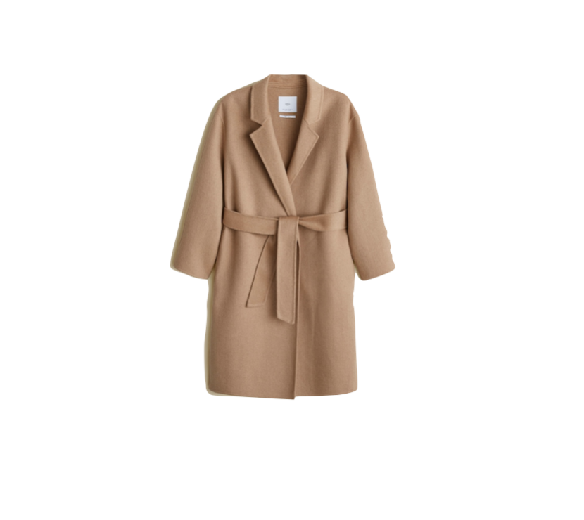 Unstructured Camel Coat Elizabeth Lawson Elizabeth Lawson